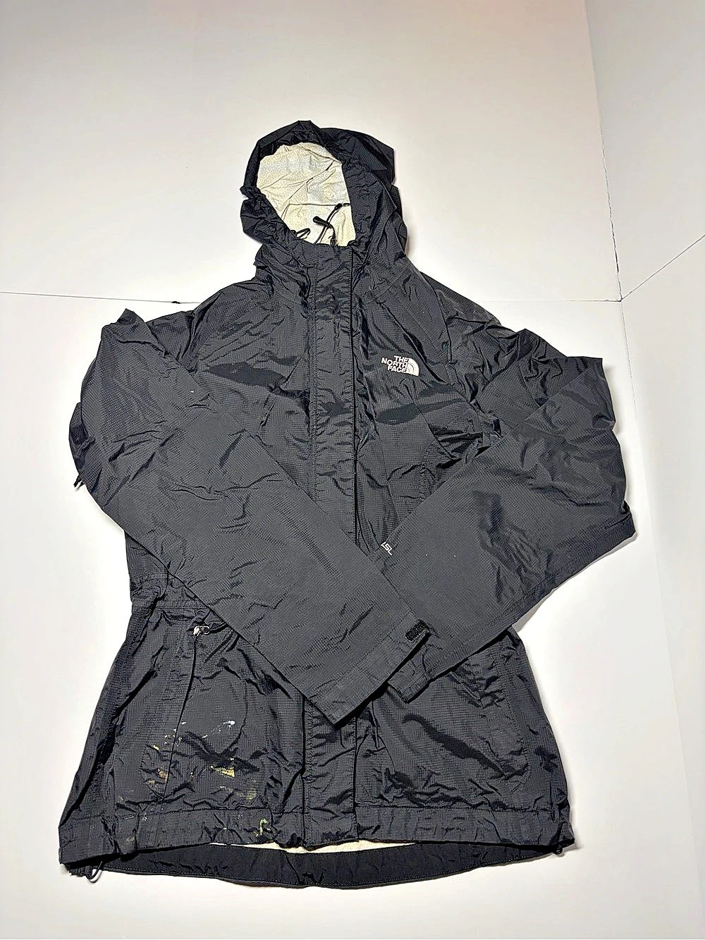 The North Face Women’s Hooded Black Nylon Jacket Size Medium